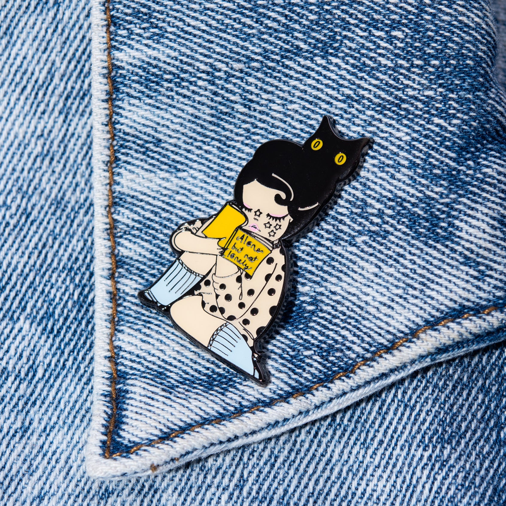 Alone But Not Lonely Pin