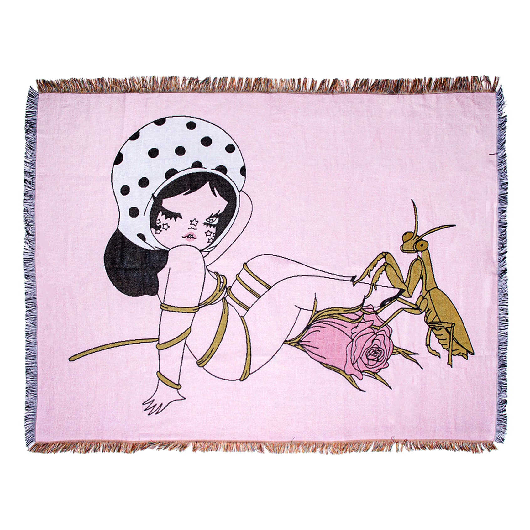 Flora Carnivora Woven Blanket