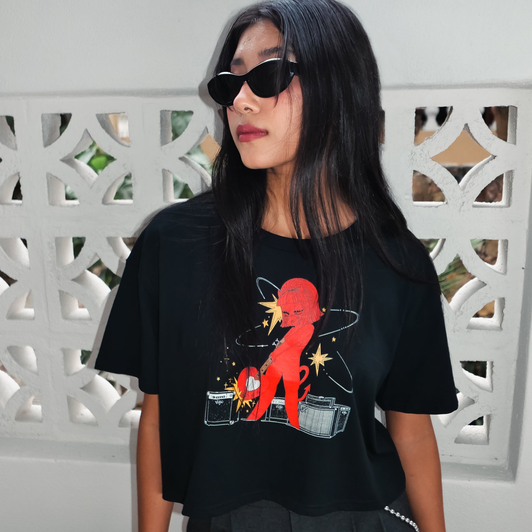 Kiss My Bass Crop Top