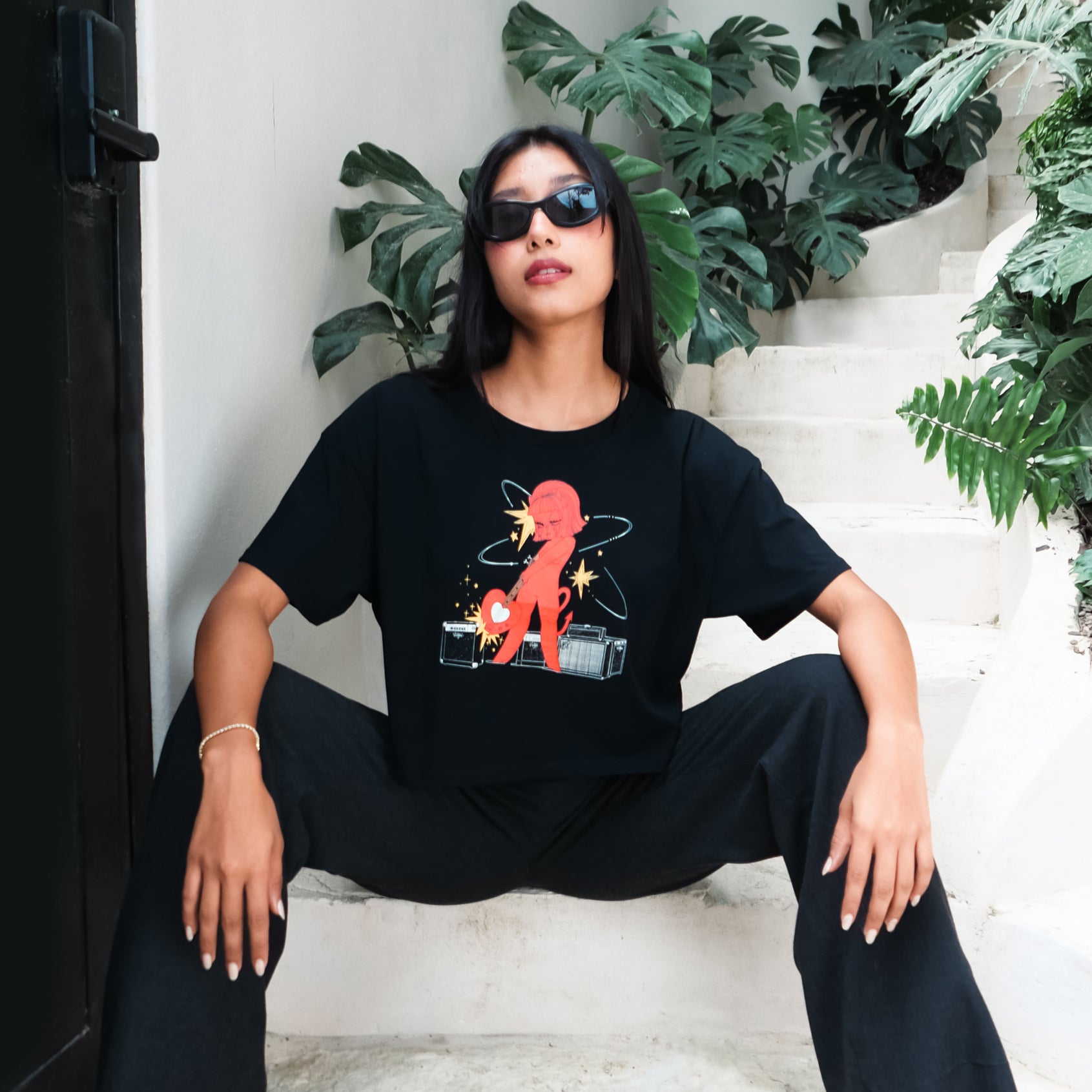 Kiss My Bass Crop Top