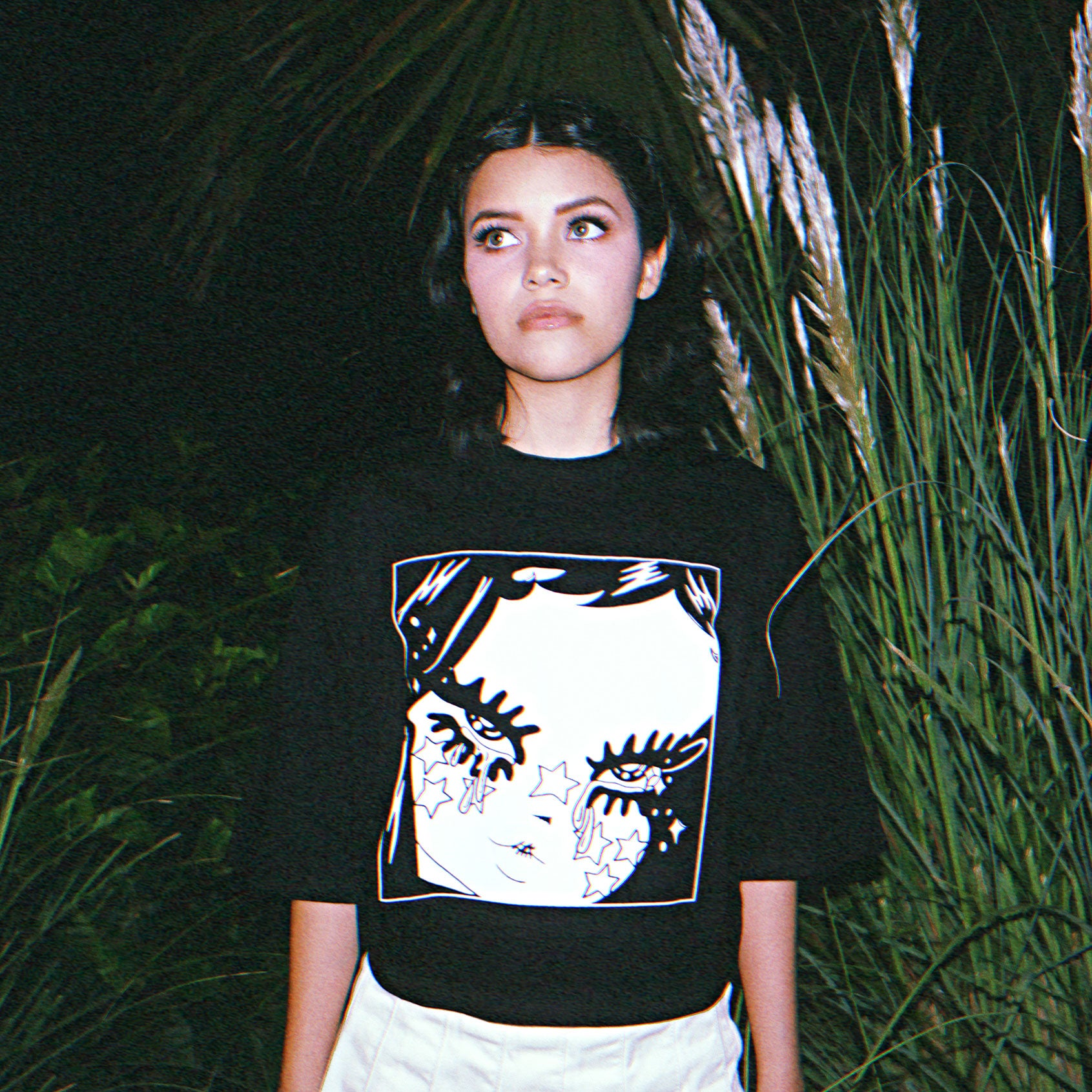 Triste Oversized Crop Top